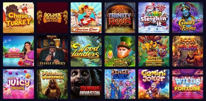 123 Vegas Casino slot games selection