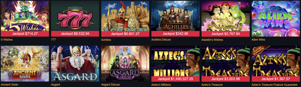 Brango Casino's games selection